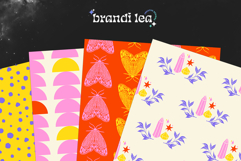 16 Neon Sunset Seamless Patterns Product Image 5