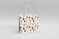 4 Christmas Gingerbread Seamless Patterns, Digital Paper PNG Product Image 5