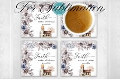 FAITH QUOTE COFFEE MUG DESIGN, 11OZ 12OZ 15OZ MUG WRAPS Product Image 5