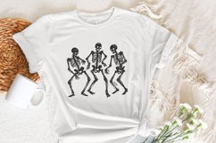 Dancing Skeletons PNG, Funny Skeleton Clipart, Gothic Product Image 5