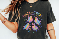 Trick Or Treat PNG, Cute Rainbow Ghost Halloween PNG, Product Image 5