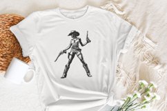 Retro Cowgirl PNG, Western Wild West Digital Download, Product Image 5
