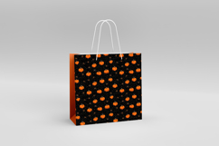 4 Halloween Pumpkin Seamless Patterns, Digital Paper PNG Product Image 5