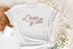 Love Y&#039;all PNG, Western Valentines png, Cowgirl Valentines Product Image 5