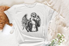 Sexy Cupid PNG, Valentines Day Digital File, Retro Boy Product Image 5