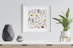 Pressed Flowers Digital Papers - Seamless Patterns Product Image 5