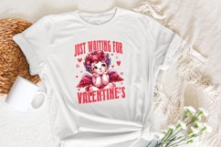 Just Waiting For Valentine&#039;s Png, Retro Valentine Png, Baby Product Image 5
