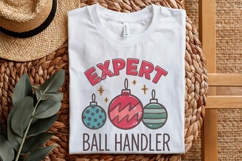 Expert Ball Handler PNG Shirt, Christmas Ornament Humor PNG Product Image 5