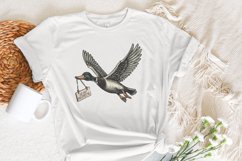 Valentine Duck Digital Download, Sublimation Design, Cute Product Image 5