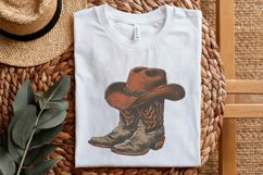 Cowgirl Boots Png, Trendy Western Sublimation Design, Product Image 5
