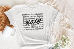 xoxo words png, Romantic Valentines Day png, Love Product Image 5