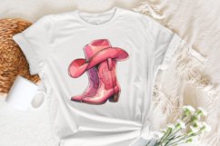 Coquette Cowgirl PNG, Western Valentine Sublimation, Product Image 5