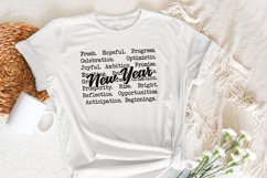 New Year Words png png, Cozy Sweaters, Winter tshirt design Product Image 5