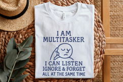 Multitasker Humor Png, Sublimation Design, Retro Png, Funny Product Image 3