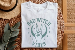 Bad Witch Vibes PNG Digital Download, Celestial Witchy Art, Product Image 3