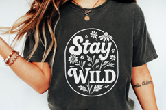 Stay Wild PNG, Boho PNG Floral Design, Wildflower Botanical Product Image 4