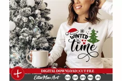 Winter time, Christmas SVG, Winter SVG, Christmas shirt svg, Product Image 2