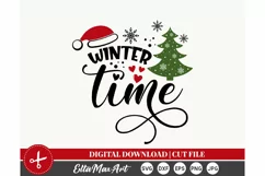 Winter time, Christmas SVG, Winter SVG, Christmas shirt svg, Product Image 3