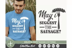 May i suggest the sausage SVG, Barbecue SVG, Bbq svg, Grill Product Image 1
