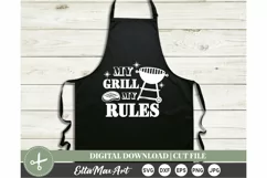 My grill my rules SVG, Barbecue SVG, Bbq svg, Grill Svg, Bbq Product Image 4
