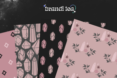 16 Blush &amp; Noir Seamless Patterns Product Image 5