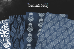 Tempest Floral Seamless Patterns Product Image 5