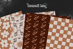 16 Terracotta &amp; Ivory Seamless Patterns Product Image 5