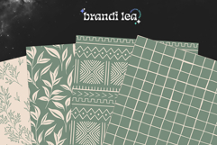 16 Sage &amp; Ivory Seamless Patterns Product Image 5