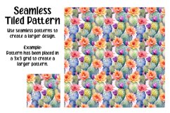 Cactus Bliss Digital Papers - Seamless Patterns Product Image 5