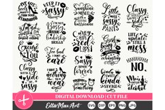 Sassy SVG Bundle, Sassy quote svg, Funny svg Bundle, Sassy Product Image 3