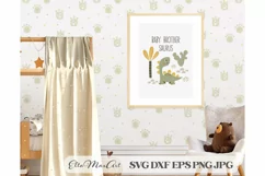 Baby brother saurus SVG, Dinosaur Svg, Baby SVG, Dino Svg, Product Image 3