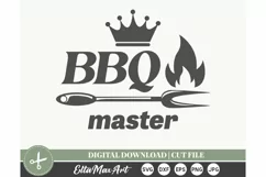 BBQ master SVG, Barbecue SVG, Bbq svg, Grill Svg, Bbq Master Product Image 2