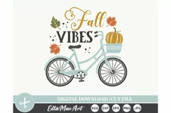 Fall vibes Svg, Fall Svg, Autumn Svg, Autumn Quote SVG, Fall Product Image 4