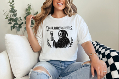 But Did You Die PNG, Grim Reaper Digital Download PNG, Product Image 2
