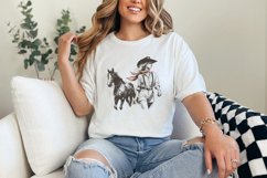 Cowgirl PNG, Western Desert Scene, Ranch Scene, Cowboy Product Image 6