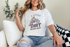 A Little Dirt Never Hurt PNG, Motocross Digital Download Product Image 3