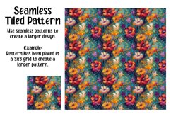 Impasto Flowers Digital Papers - Seamless Patterns Product Image 5