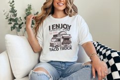 Romantic Walks to Taco Truck PNG, Valentines Day PNG, Taco Product Image 6