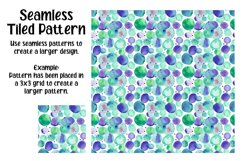 Watercolor Polka Dots Digital Papers - Seamless Patterns Product Image 5