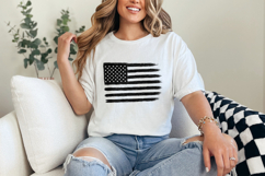 Distressed American Flag PNG, Grunge Flag Digital Download, Product Image 2