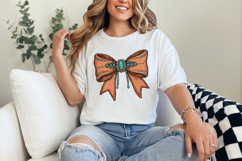 Western PNG Coquette Cowgirl Digital Download, Leather Bow Product Image 3