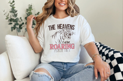Heavens Roaring: Matching Pocket Sublimation PNG, Digital Product Image 3