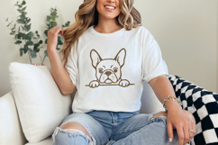 French Bulldog PNG, Digital Download, Cute Dog Clipart, Product Image 2