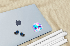 Shiny Holographic Halloween Stickers, Digital Sticker Sheet Product Image 6