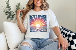 Forever Chasing Sunsets PNG, Summer Vibes PNG, Retro Summer Product Image 2