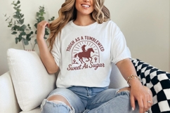 Tough As A Tumbleweed Sweet As Sugar PNG, Western Cowgirl Product Image 5