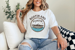 Boatin Floatin PNG, Summer, Lake, Boat, Trendy, Doodle Product Image 4
