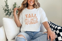 Fall Vibes PNG, Autumn Pumpkins and Coffee PNG, Seasonal Product Image 4