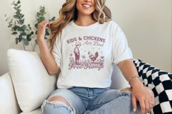 Free Range Farm Kid Design, Homestead PNG, Vintage Farm Product Image 6