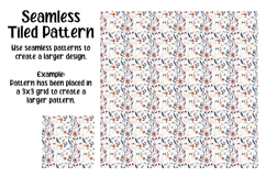 Boho Ghosts Digital Papers - 16 Seamless Patterns Product Image 4